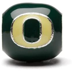 Stone Armory University of Oregon Charm | Yellow on Green O Charm | Officially Licensed University of Oregon Jewelry