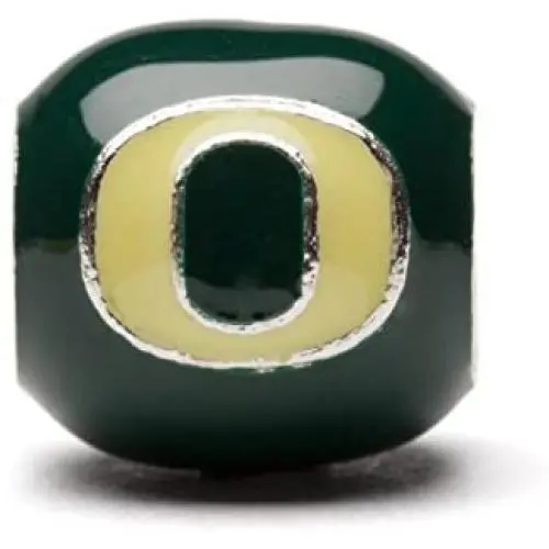 Stone Armory University of Oregon Charm | Yellow on Green O Charm | Officially Licensed University of Oregon Jewelry Stone Armory University of Oregon Charm | Yellow on Green O Charm | Officially Licensed University of Oregon Jewelry