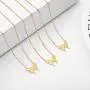 ZMZY Dainty Butterfly Necklace for Women Simple Tiny Charm Pendant Necklaces Personalized 14k Gold Filled Necklace Jewelry ZMZY Dainty Butterfly Necklace for Women Simple Tiny Charm Pendant Necklaces Personalized 14k Gold Filled Necklace Jewelry