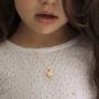 Disc Initial Necklaces for Women Girls, 14K Gold Filled Dainty Round Disc Double Side Engraved Hammered Initial Necklace Personalized Letter Pendant Initial Necklaces Jewelry Gifts for Women Girls