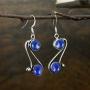 Natural Moonstone Lapis Malachite Simulated Garnet Peridot Blue Topaz Dangle Earrings 8mm Round Shape Gemstones 925 Silver Overlay handmade Dangle Earrings