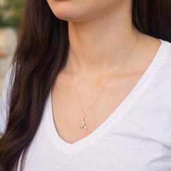 Gelin 14k Solid Gold Honey Bee Necklace | Certified Gold Jewelry for Women