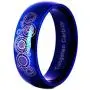 Cloud Dancer 8mm Width Tungsten Carbide Blue Dome Silver Dome Gold Dome Black Dome Doctor Who Brand Wedding Ring-Free Inside Engraving Cloud Dancer 8mm Width Tungsten Carbide Blue Dome Silver Dome Gold Dome Black Dome Doctor Who Brand Wedding Ring-Free Inside Engraving