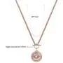Pizazz Studios Rose Gold Snap Charm Necklace Pizazz Studios Rose Gold Snap Charm Necklace