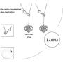 BAUNA Niece Gift from Aunt Auntie Gifts Aunt Niece Pendant Necklace Niece Birthday Gift Graduation Gift