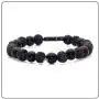 Fusamk Fashion Yoga Natural Stone Bracelet Religious Cross Beads Link Bracelet.7.5'' Wrist Fusamk Fashion Yoga Natural Stone Bracelet Religious Cross Beads Link Bracelet.7.5'' Wrist