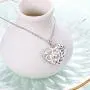 S925 Sterling Silver Aromatherapy Essential Oil Diffuser Necklace Love Heart Locket Perfume Pendant Necklace Jewelry 18+2''Adjustable Chain S925 Sterling Silver Aromatherapy Essential Oil Diffuser Necklace Love Heart Locket Perfume Pendant Necklace Jewelry 18+2''Adjustable Chain