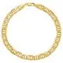 GM Jewelry 18K Real Gold Plated Flat Marina/Mariner Link Bracelet 8 5mm Unisex Men Women Teens GM Jewelry 18K Real Gold Plated Flat Marina/Mariner Link Bracelet 8 5mm Unisex Men Women Teens