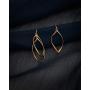 Highstreet fine .925 sterling silver Marquise drop earrings for women | unique and trendy design| Light and easy to wear| Hypoallergenic