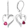 YL Heart Earrings Sterling Silver Heart Dangle Drop Earrings Sapphire/Emerald/Amethyst/Aquamarine Leverback Jewelry for Women YL Heart Earrings Sterling Silver Heart Dangle Drop Earrings Sapphire/Emerald/Amethyst/Aquamarine Leverback Jewelry for Women