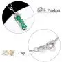 Brishow Fashion Wedding Bride Silver Pendant Necklace Chain Green Rhinestone Bean Pendant Necklaces Crystal Bridal Chains Jewelry Accessories for Women and Girls Brishow Fashion Wedding Bride Silver Pendant Necklace Chain Green Rhinestone Bean Pendant Necklaces Crystal Bridal Chains Jewelry Accessories for Women and Girls