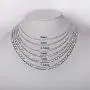 NYC Sterling Authentic Solid Sterling Silver Figaro Link Diamond-Cut .925 ITProLux Necklace Chains 3MM - 7.5MM, 16'' - 30'', Silver Chain for Men & Women, Made in Italy NYC Sterling Authentic Solid Sterling Silver Figaro Link Diamond-Cut .925 ITProLux Necklace Chains 3MM - 7.5MM, 16'' - 30'', Silver Chain for Men & Women, Made in Italy