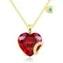 Heart Pendent Necklace for Women Girls Forever Love Heart Birthstone Necklaces Sterling Silver Gold Plated Birthday Fashion Jewelry Gift for Teen Girls Girlfriend Wife Mom Heart Pendent Necklace for Women Girls Forever Love Heart Birthstone Necklaces Sterling Silver Gold Plated Birthday Fashion Jewelry Gift for Teen Girls Girlfriend Wife Mom