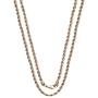 Savlano 2mm-5mm Stainless Steel Rose Gold Color Rope Twist Necklace Chain for Men & Women Comes in 16-30 inches Gift Box