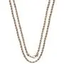 Savlano 2mm-5mm Stainless Steel Rose Gold Color Rope Twist Necklace Chain for Men & Women Comes in 16-30 inches Gift Box
