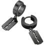Xusamss Punk Jewelry Body Piercing Stainless Steel Huggie Hoop Earrings Blade Drop Dangle Earrings
