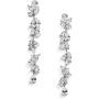Mariell CZ Crystal Wedding Dangle Earring for Women, Bridal Earrings, Jewelry for Bride, Prom, Bridesmaid