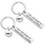 FAADBUK Couple Funny Gift Husband Wife Set Keychain I Don’t Need Google My Husband Wife Knows Everything Jewelry Wedding Gift for Groom Bride