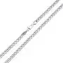 Double Rainbow Jewelry C08S-P37S Mens Stainless Steel Silver Anchor Jesus Cross Cuban Necklace Chain Link Double Rainbow Jewelry C08S-P37S Mens Stainless Steel Silver Anchor Jesus Cross Cuban Necklace Chain Link