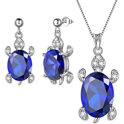 Aurora Tears Tutrle Jewelry 925 Sterling Silver Women Sea Animal Turtle Necklace/Earring/Ring/Bracelet Crystal Cubic Zirconia Jewelry Aurora Tears Tutrle Jewelry 925 Sterling Silver Women Sea Animal Turtle Necklace/Earring/Ring/Bracelet Crystal Cubic Zirconia Jewelry
