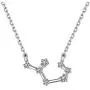 ChicSilver 925 Sterling Silver CZ Astrology 12 Constellation Horoscope Zodiac Necklace Birthday Gift,16-18 inch(with Gift Box)