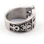 Gungneer Stainless Steel Wedjat Eye of Horus Ring Scarab God of Egypt Pyramid Ancient Vintage Jewelry US Size 7-13