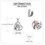 ONEFINITY Giraffe Necklace with Girl 925 Sterling Silver Heart Pendant Jewelry Keep Me in Your Heart Gifts for Women Girlfriend ONEFINITY Giraffe Necklace with Girl 925 Sterling Silver Heart Pendant Jewelry Keep Me in Your Heart Gifts for Women Girlfriend
