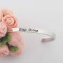 KUIYAI Keep Fucking Going Bracelet Keep Going and Never Fucking Give up Cuff Bangle Inspirational Gift Motivational Jewelry