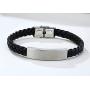 MPRAINBOW 2Pcs Custom Couples Leather Bracelets - Personalized His & Hers Couples ID Bracelets - Promise Bracelets for Couples - Friendship Couple Distance Matching Bracelets for Him and Her