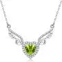 HXZZ Fine Jewelry Women Gifts 925 Sterling Silver Natural Gemstone Swiss Blue Topaz Amethyst Peridot Love Heart Angel Wings Pendant Necklace HXZZ Fine Jewelry Women Gifts 925 Sterling Silver Natural Gemstone Swiss Blue Topaz Amethyst Peridot Love Heart Angel Wings Pendant Necklace