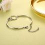 Not Sister by Blood But Sister by Heart Gift - Friendship Bracelets for Women Girls - Best Friend Jewelry for Unbiological Soul Sister BFF