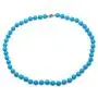 JYXJEWELRY Single Strand Turquoise Jewelry 8.5mm Round Blue Turquoise Necklace 18''