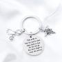 FUSTMW PA Keychain Physicians Assistant Graduation Gifts Doctor Assistant Gifts Stethoscope Key chain Medical Caduceus PA Charm Ceremony Jewelry Take Pride in How Far You Have Come