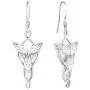 JO WISDOM Women Arwen Evenstar Earrings,925 Sterling Silver Leverback Dangle & Drop Earrings with 5A Cubic Zirconia,Elvish Jewelry for Women