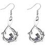 CENWA Outlander Inspired Earrings Scottish Thistle Drop Earrings Sassenach Scottish Outlander Gift Scottish Brooch