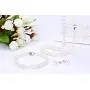 CHAULRI Freshwater Cultured Pearl Necklace Set Including Stunning Bracelet, Stud Earrings and Dangle Drop Earrings – Birthday Anniversary Wedding Holiday Jewelry Gifts for Women