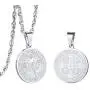 PROSTEEL Stainless Steel Saint Benedict Medal Necklace, Protection Jewelry for Men Women, 18K Real Gold Plated, 22inch-24inch Adjustable, Come Gift Box PROSTEEL Stainless Steel Saint Benedict Medal Necklace, Protection Jewelry for Men Women, 18K Real Gold Plated, 22inch-24inch Adjustable, Come Gift Box