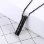 Molike Mom Dad Stainless Steel Urn Necklaces for Women Men Cremation Pendant Necklace for Memorial Ashes Molike Mom Dad Stainless Steel Urn Necklaces for Women Men Cremation Pendant Necklace for Memorial Ashes