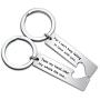 KUIYAI Take My Hand Take My Whole Life Too for I Can’t Help Falling in Love with You Romantic Quote Keychain Couple Gift