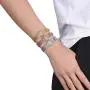 Hynsin Blue CZ Zircon Evil Eye Charm Bracelet Stainless Steel Bracelets & Bangles for Women Mesh Buckle Wrist Jewelry Hynsin Blue CZ Zircon Evil Eye Charm Bracelet Stainless Steel Bracelets & Bangles for Women Mesh Buckle Wrist Jewelry