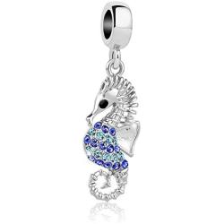 CharmSStory Seahorse Animal Charms Bead fit European Bracelet