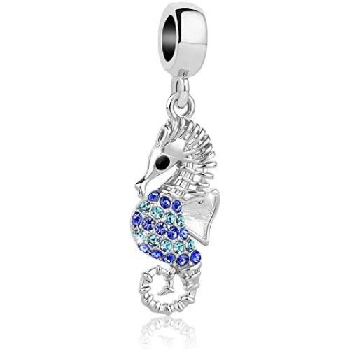 CharmSStory Seahorse Animal Charms Bead fit European Bracelet