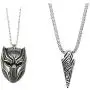 4 Pack Super Hero Black Cosplay Necklace & Ring Wakandaa King TChalla Cosplay Pendant 4 Pack Super Hero Black Cosplay Necklace & Ring Wakandaa King TChalla Cosplay Pendant
