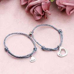 AKTAP Auntie and Niece Magnetic Bracelets Aunt Niece Matching Jewelry for Birthday Graduation Christmas