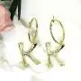 HSQYJ Fashion DIY Big 26 Crystal Letter Charm Bamboo Initial Pendant Necklace Pearl Brooch Pin Hoop Earrings Gold-Plated 20 Inch Chain Letter A-Z Best for Women Girl Jewelry Gift HSQYJ Fashion DIY Big 26 Crystal Letter Charm Bamboo Initial Pendant Necklace Pearl Brooch Pin Hoop Earrings Gold-Plated 20 Inch Chain Letter A-Z Best for Women Girl Jewelry Gift