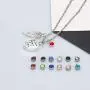 Glimkis The love between a Grandfather and Granddaughter is forever Cremation Memorial Ashes Pendant urn necklace Cremation Jewelry