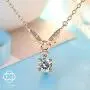 St.Claire 18K Gold Plated Wing & Swarovski Crystal Solitaire Pendant Necklace for Women with 5A Cubic Zirconia Christmas Jewelry Gift Birthday Gift for Mom Women Wife Girls