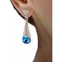 Elegant Rhinestone Crystal Drop Earrings