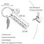 Gzrlyf Memorial Keychain God Has You in His Arm I Have You in My Heart Sympathy Gifts for Loss of Loved One