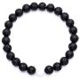 Couples His and Hers Bracelet Lava Beads White Howlite 8mm Beads 7.1''&7.5''